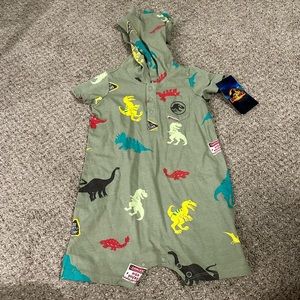 NWT Jurassic World Toddler Onesie with Hood